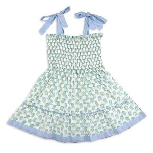 Shrimp and Grits floral hydrangeas Tie-Shoulder Sundress